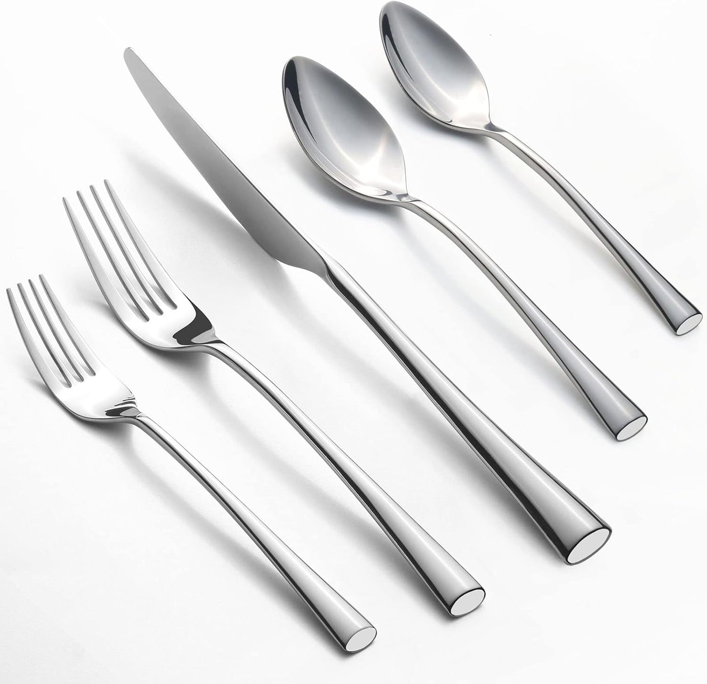 Alata Bailey 20-Piece Forged Silverware Set for Elegant Dining
