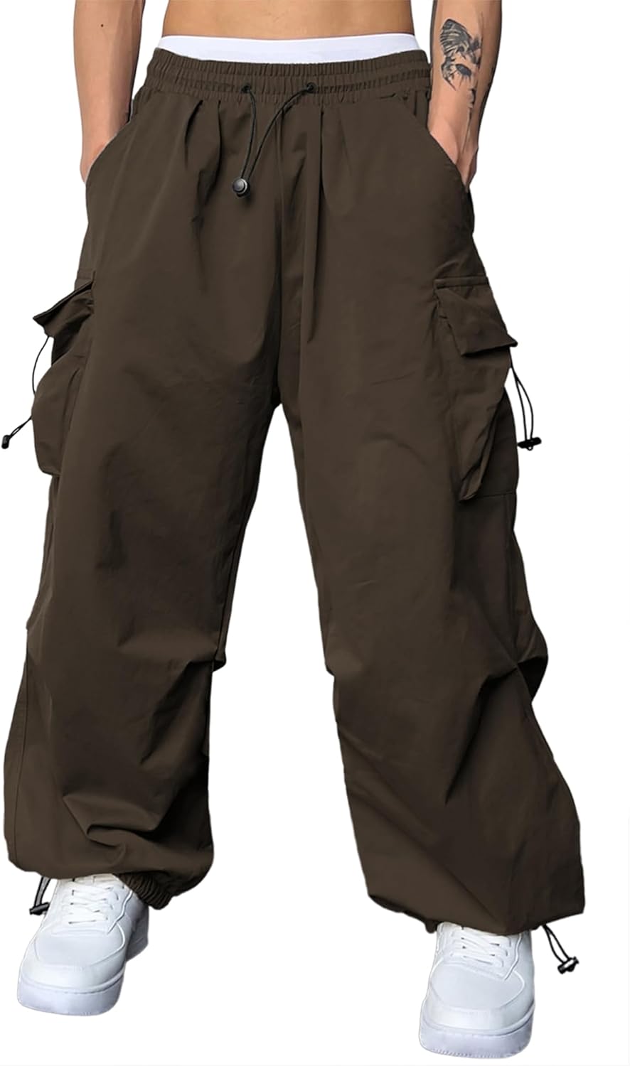 JMIERR Men's Baggy Cargo Pants for Trendy Streetwear Style