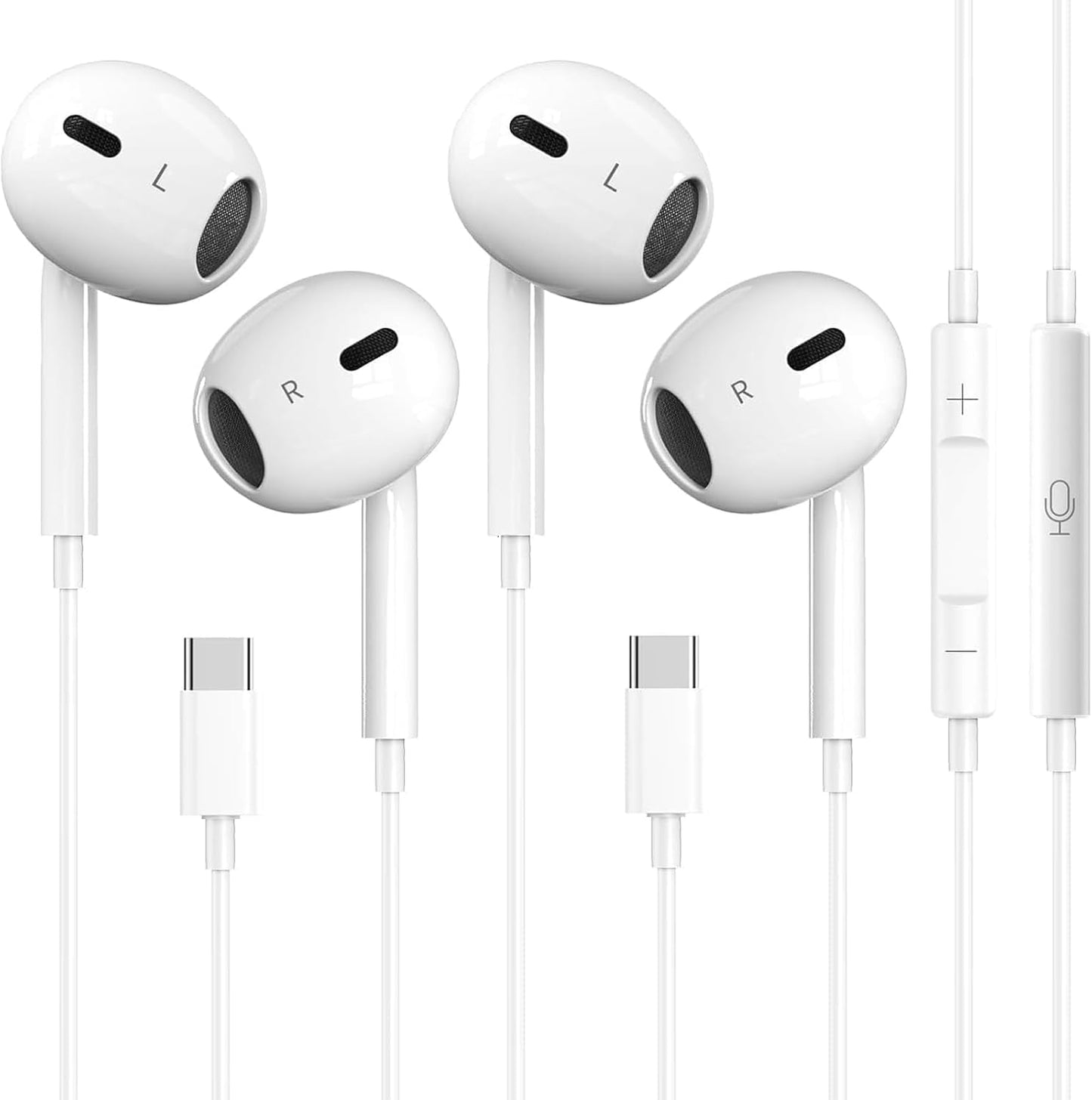Premium Noise Cancelling USB C Earbuds