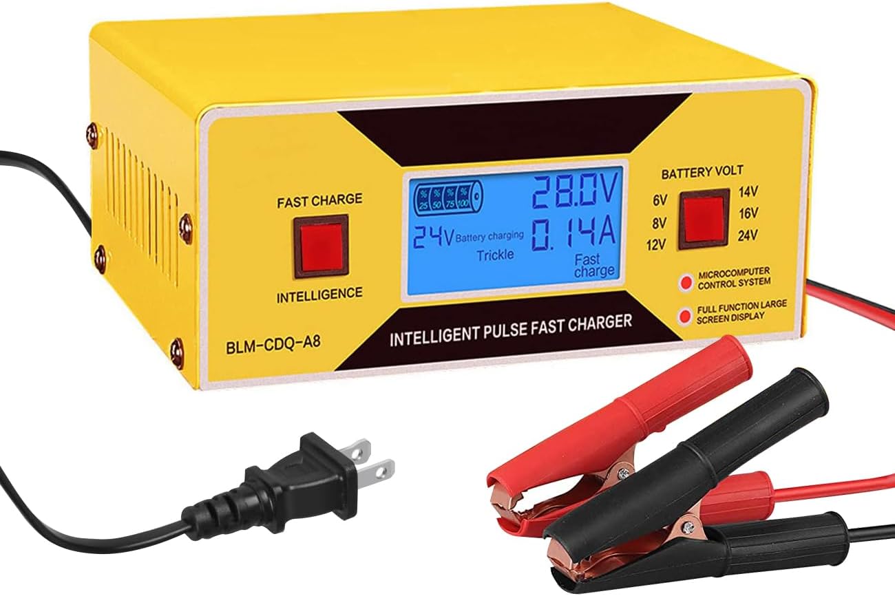 Smart 6-24V Battery Charger - Auto Adjustable
