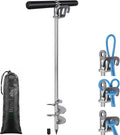 17in 26in 36in Sand Anchor for Boat - Stainless Steel Beach Anchor