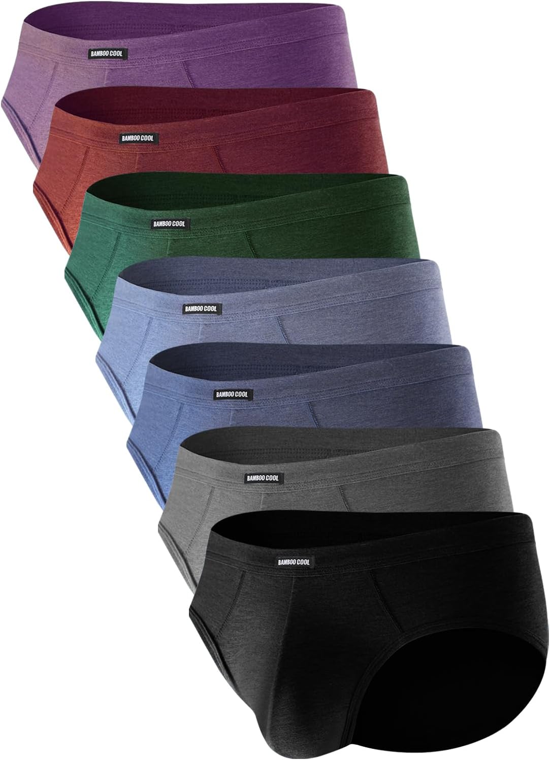 Men's Tagless Briefs with Comfort Soft Underwear for All Day Wear