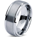 Tungsten Wedding Band Ring 8mm 6mm Comfort Fit Beveled Edge - Free