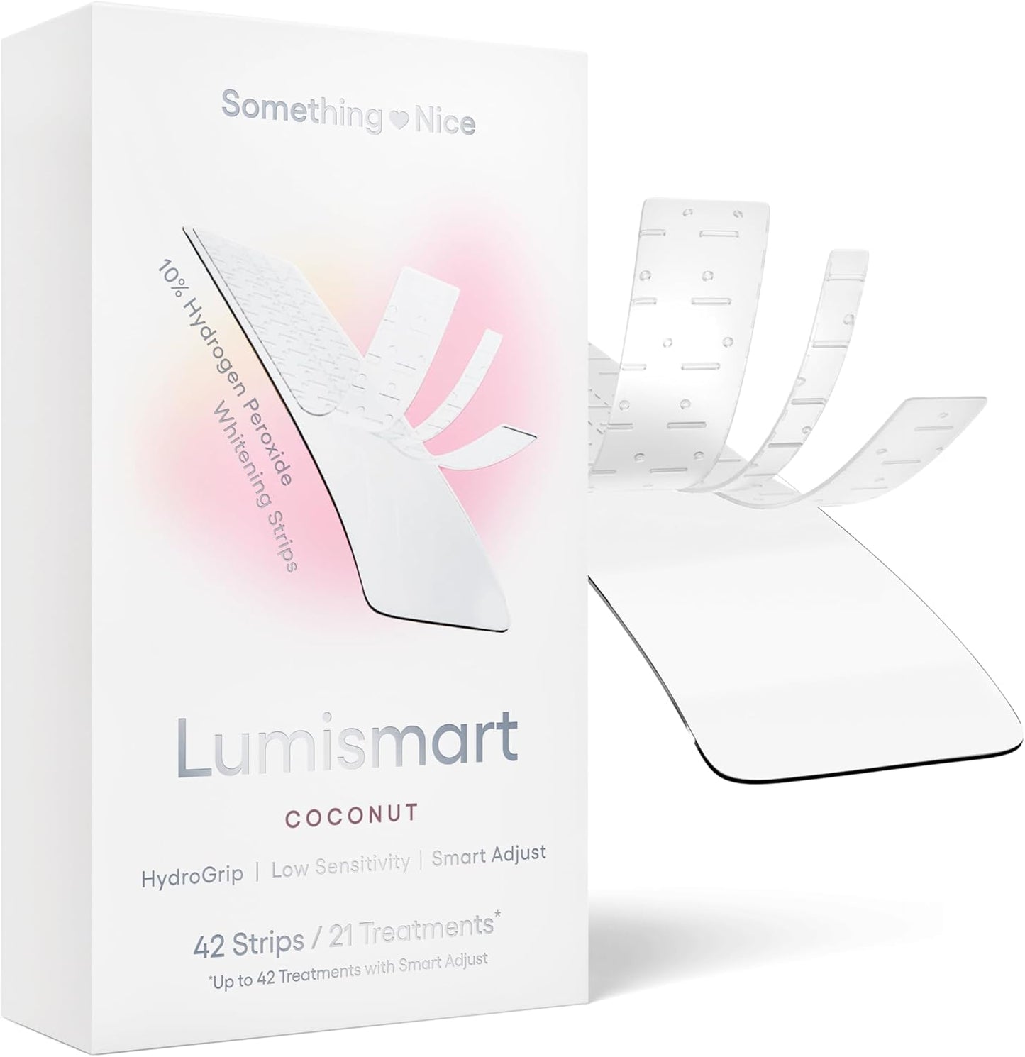 Lumismart Whitening Strips for Sensitive Teeth - 42 Treatments