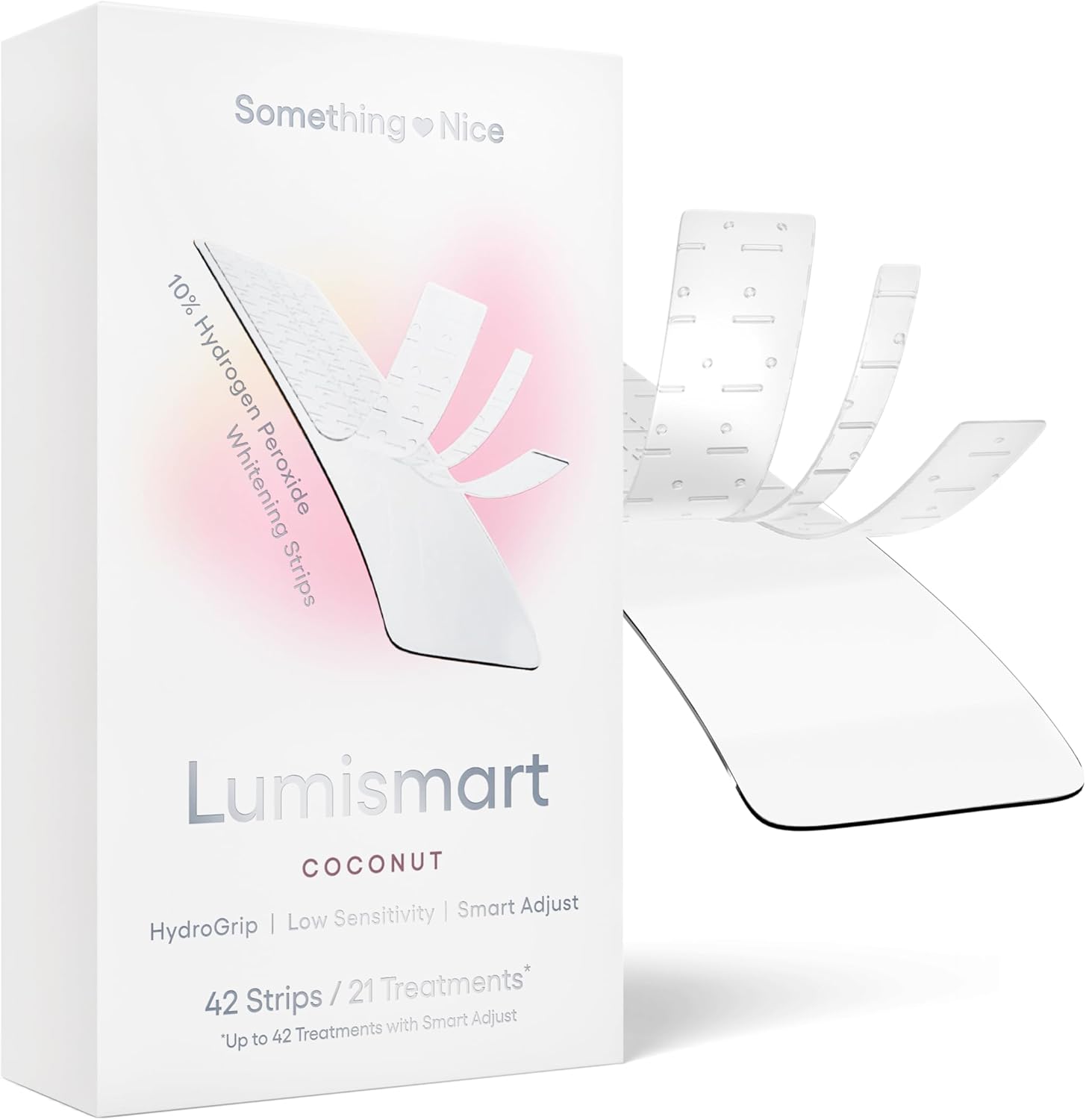 Lumismart Whitening Strips for Sensitive Teeth - 42 Treatments