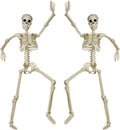 Pose-N-Stay 36in Poseable Skeleton Decorations - 2-Pack Spooky Props