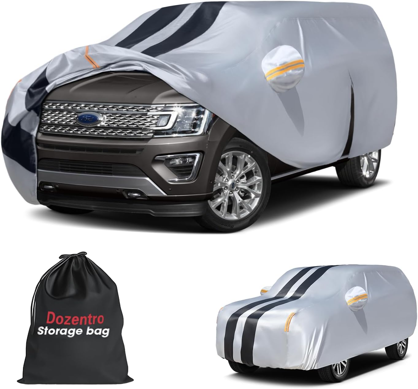 Large SUV Car Cover for Ford Expedition 1996-2025 Waterproof