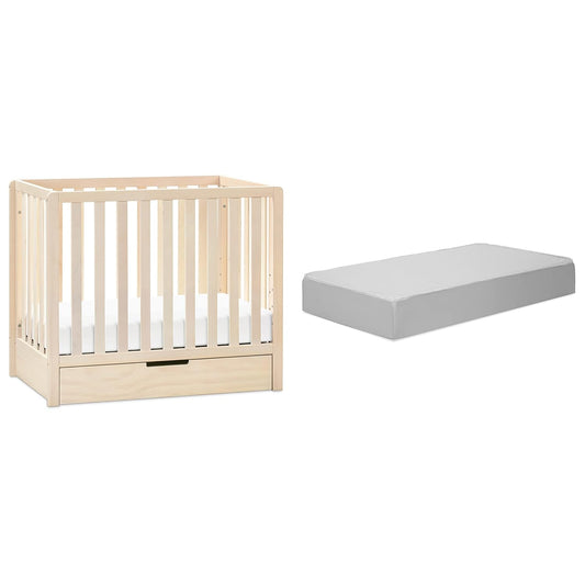 Carter's Colby 4-in-1 Convertible Mini Crib with Trundle