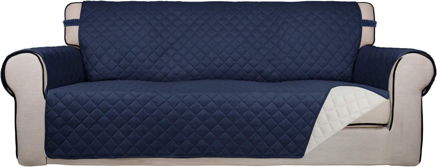 PureFit Reversible Quilted Sofa Cover for Pets and Kids