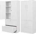 Letaya File Cabinet for Home Office 2-Drawer Metal Filing Cabinet
