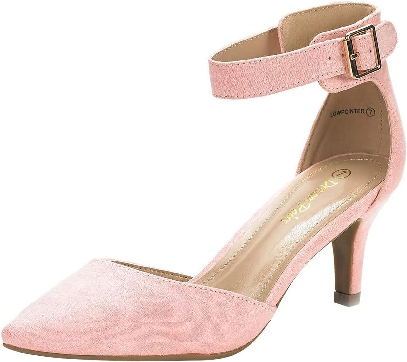 DREAM PAIRS Kitten Heel Low Heel Pumps for Women - Elegant Style