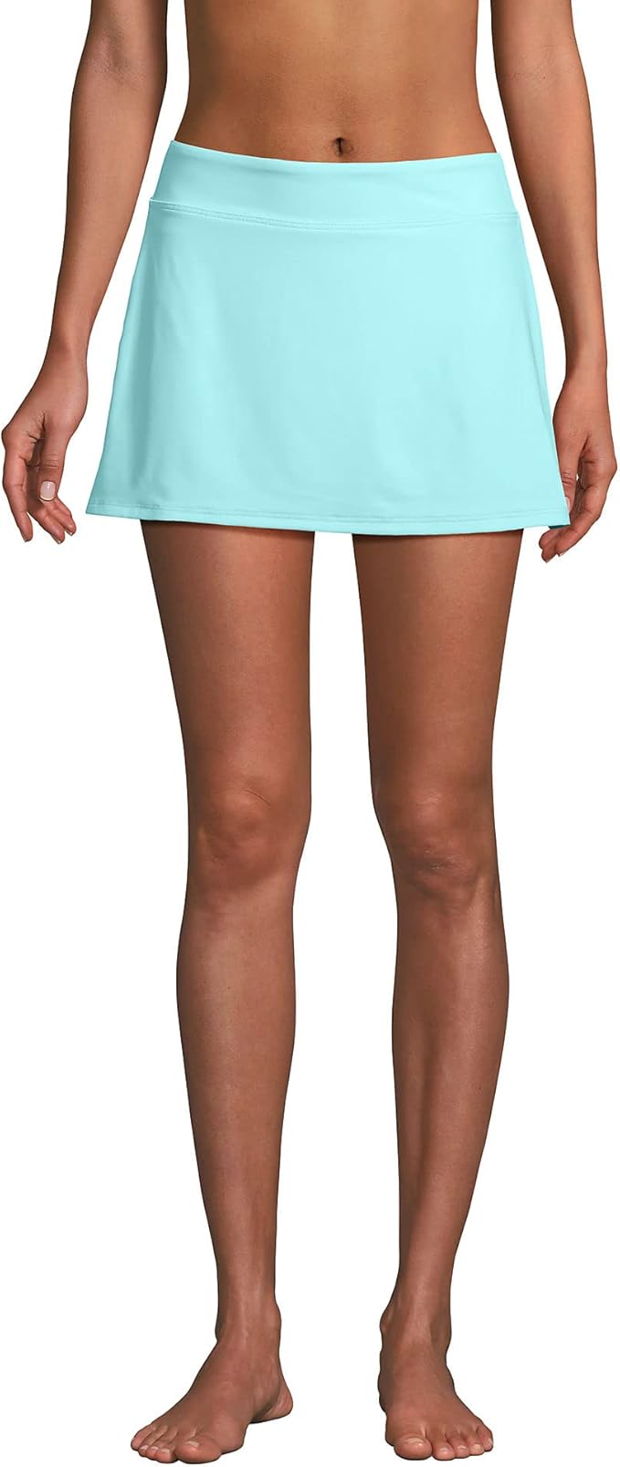 Lands' End Women's Tummy Control Skirt Swim Bottoms for Comfort