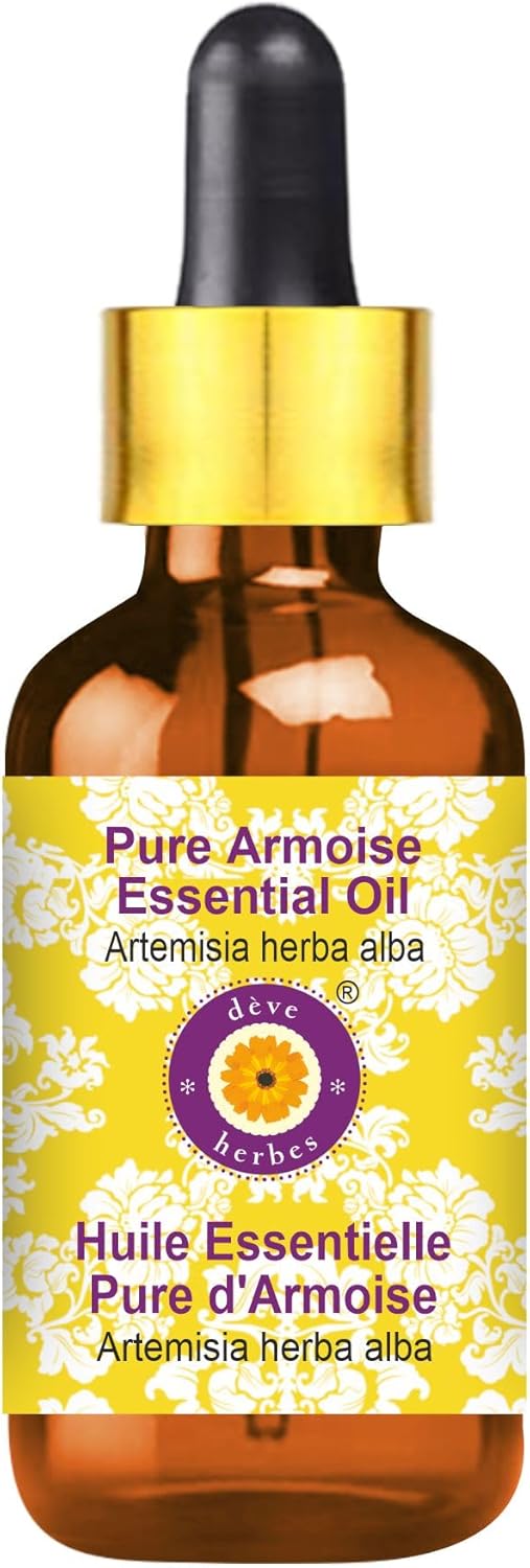 Deve Herbes Pure Armoise Essential Oil for Skin and Hair Care