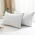 BPC Goose Feather Down Pillows King Size Set of 2 - Plush Support