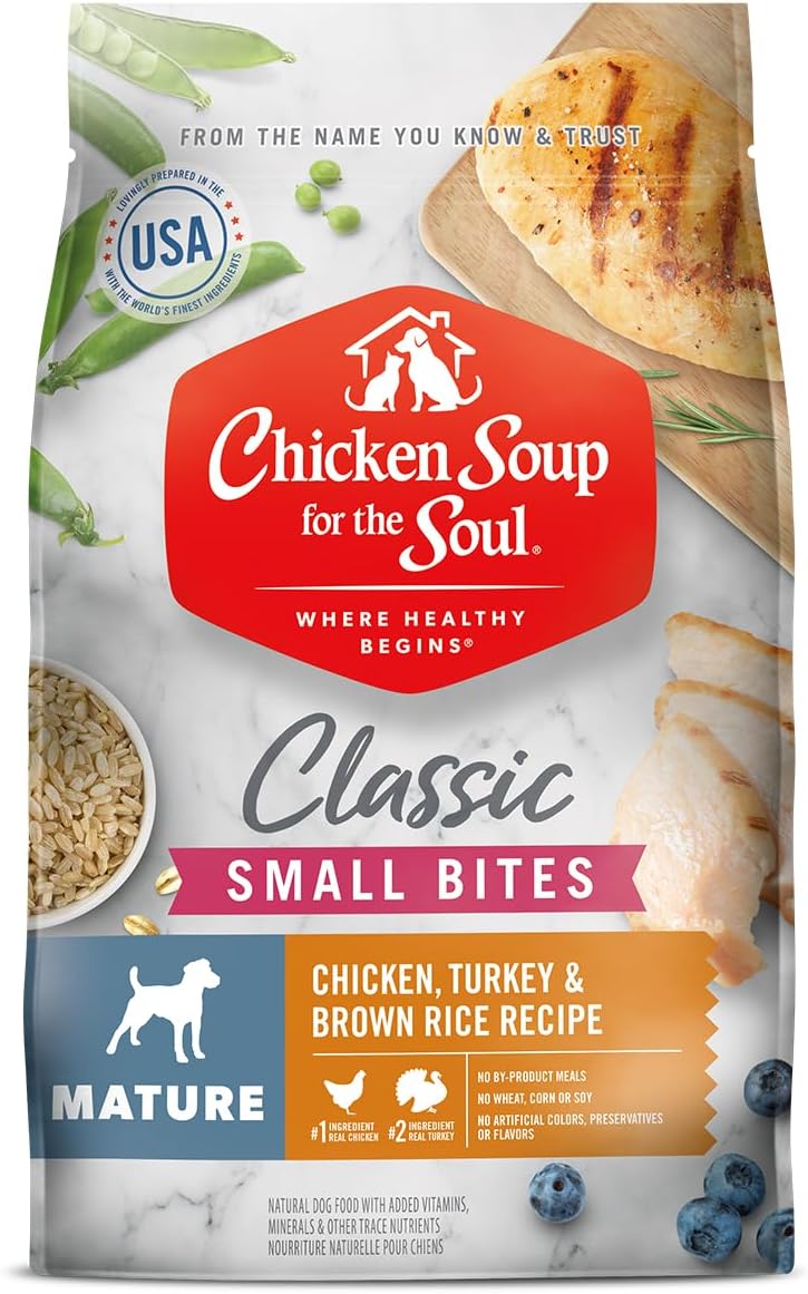 Chicken Soup for the Soul Premium Small Bites Senior Dog Food