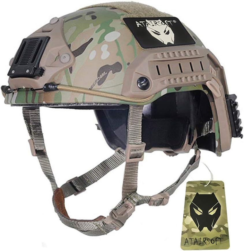 ATAIRSOFT Adjustable Maritime Helmet for Airsoft and Paintball