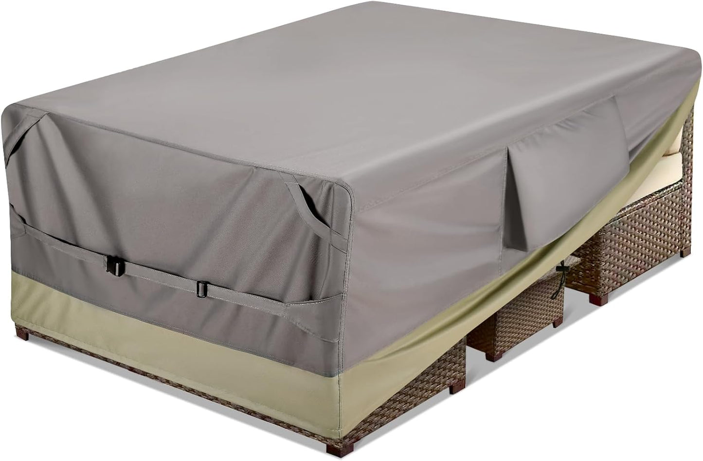 Kylinlucky Heavy Duty Rectangular Table Cover for Outdoor Use