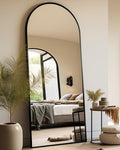 Full Length Mirror Arched Floor Mirror 28x71 - Oversized Reflective