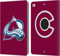 Head Case Designs Colorado Avalanche Leather Wallet iPad 9.7 Case