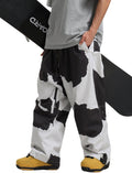 GSOU SNOW Men Women Baggy Snow Pants - Waterproof, Warm Ski Pant