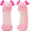 Tezituor Long Axolotl Plush Body Pillow 39.5 in - Soft Giant Hugging