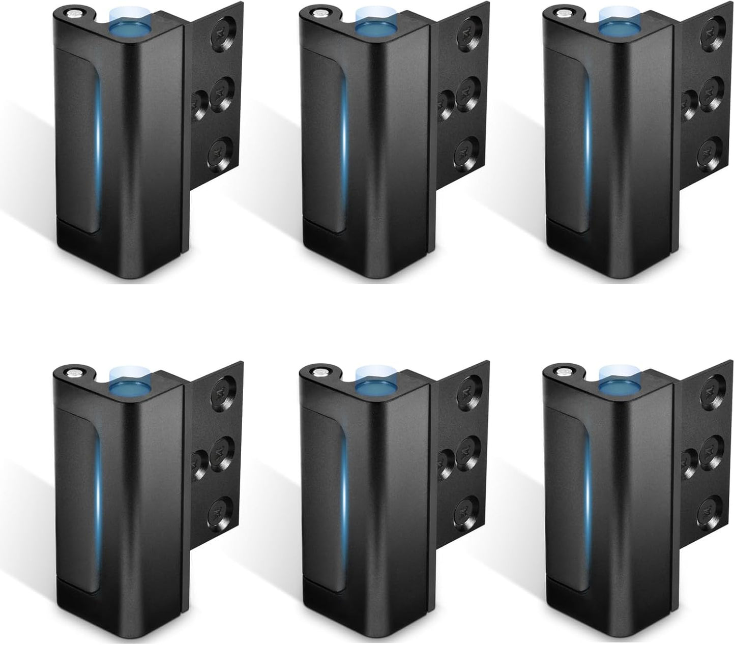 6Pack Home Security Door Reinforcement Lock for Maximum Safety