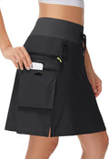 14in 20in Women's Hiking Cargo Skorts Skirts with Zipper Pockets