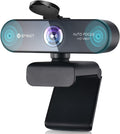 1080P Webcam with Microphone - Autofocus HD Camera for Streaming