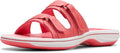 Womens Breeze PiperSlide Sandal in Bright Coral - Cushioned Comfort