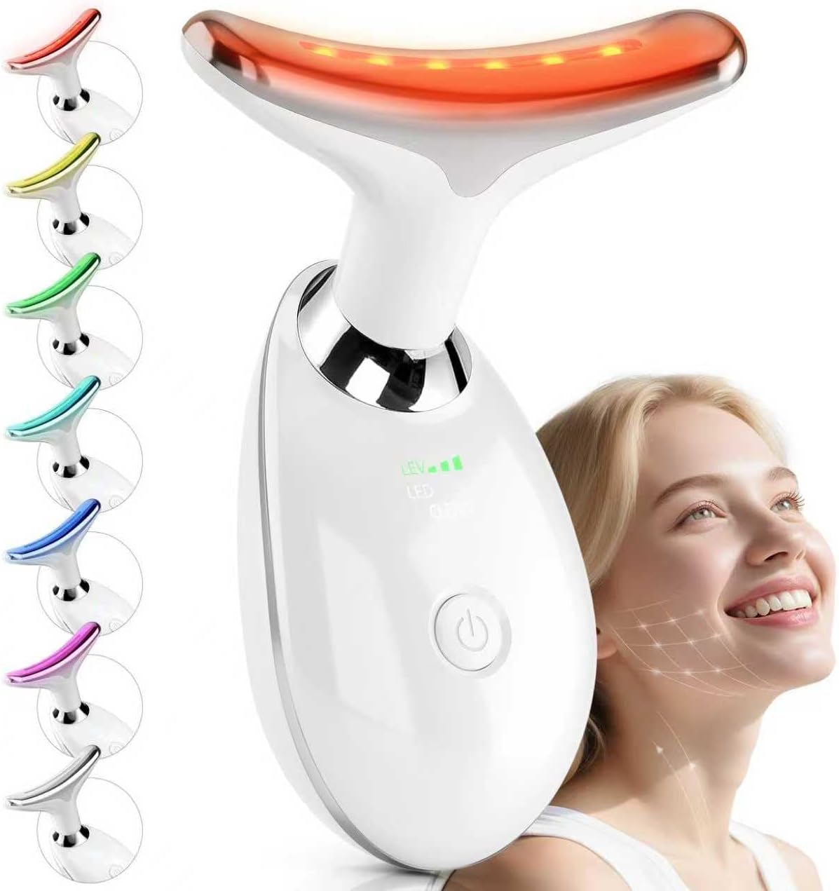 7 Color Face Massager Tool for Skin Care and Relaxation