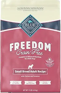 Blue Buffalo Freedom Grain Free Small Breed Dog Food Review