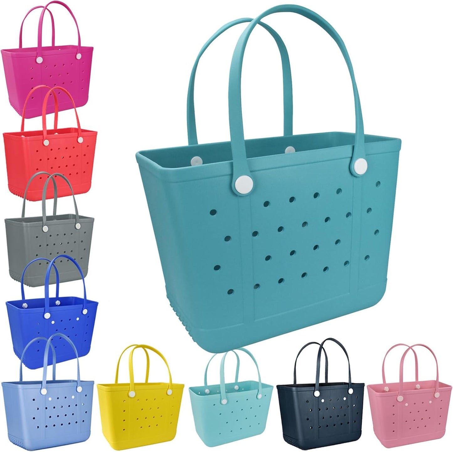 X Large Beach Bag - Oversized Rubber Tote for All Your Needs