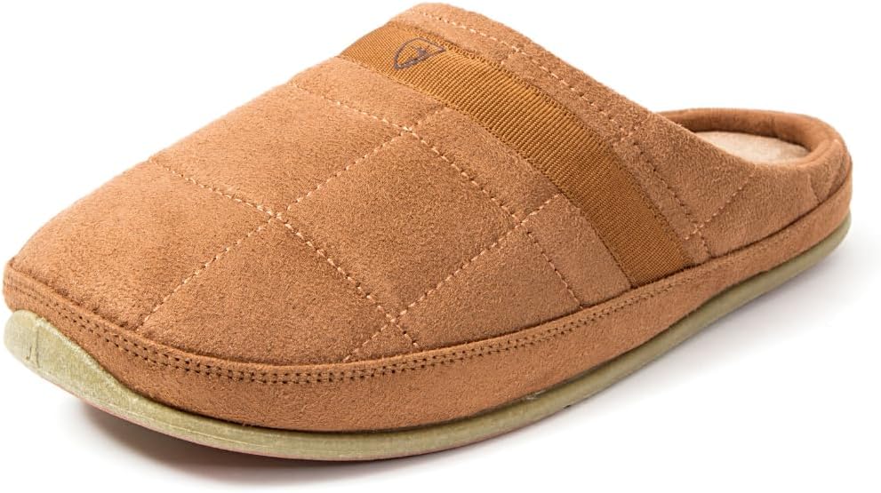 Deer Stags Men's Comfort Slippers for Indoor Outdoor Use