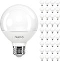 G25 LED Light Bulbs 36 Pack - Bright Dimmable Globe Vanity Lights