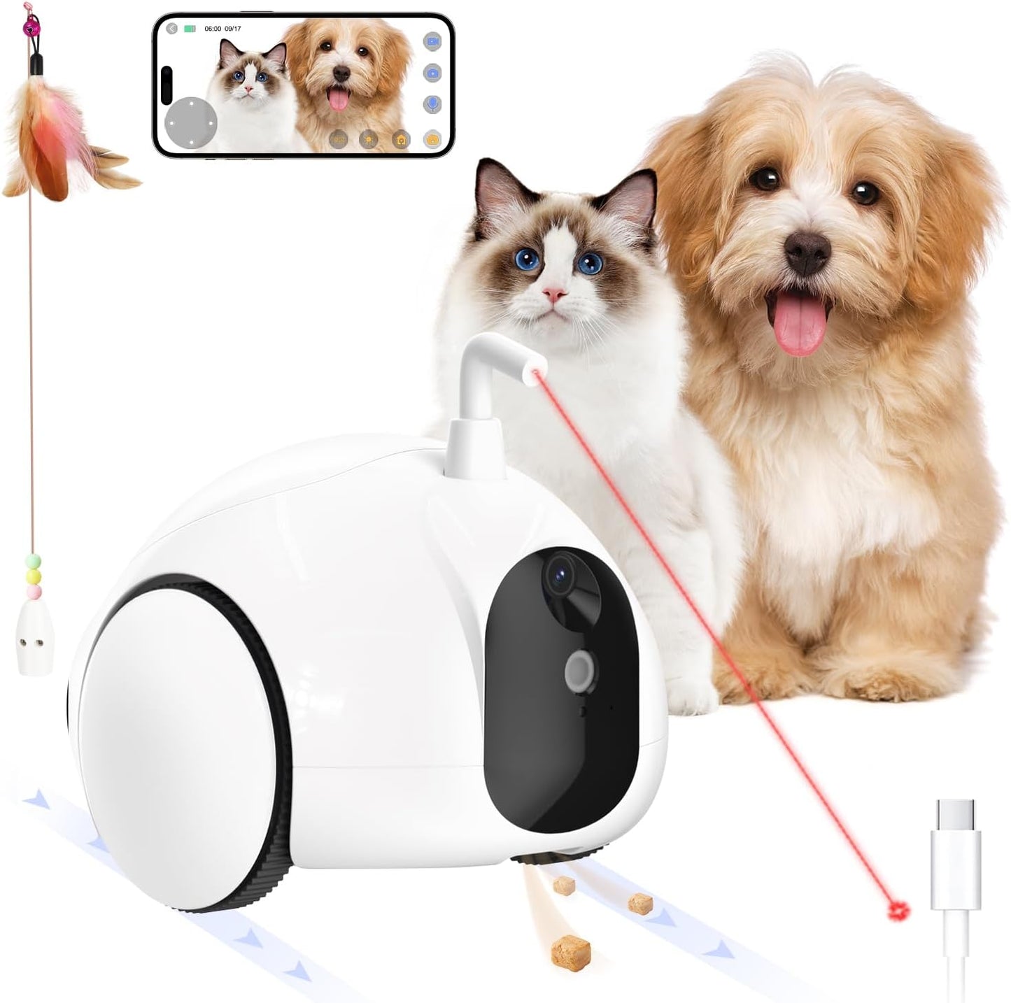 Pumpkii Pet Camera: Interactive Treat Dispenser