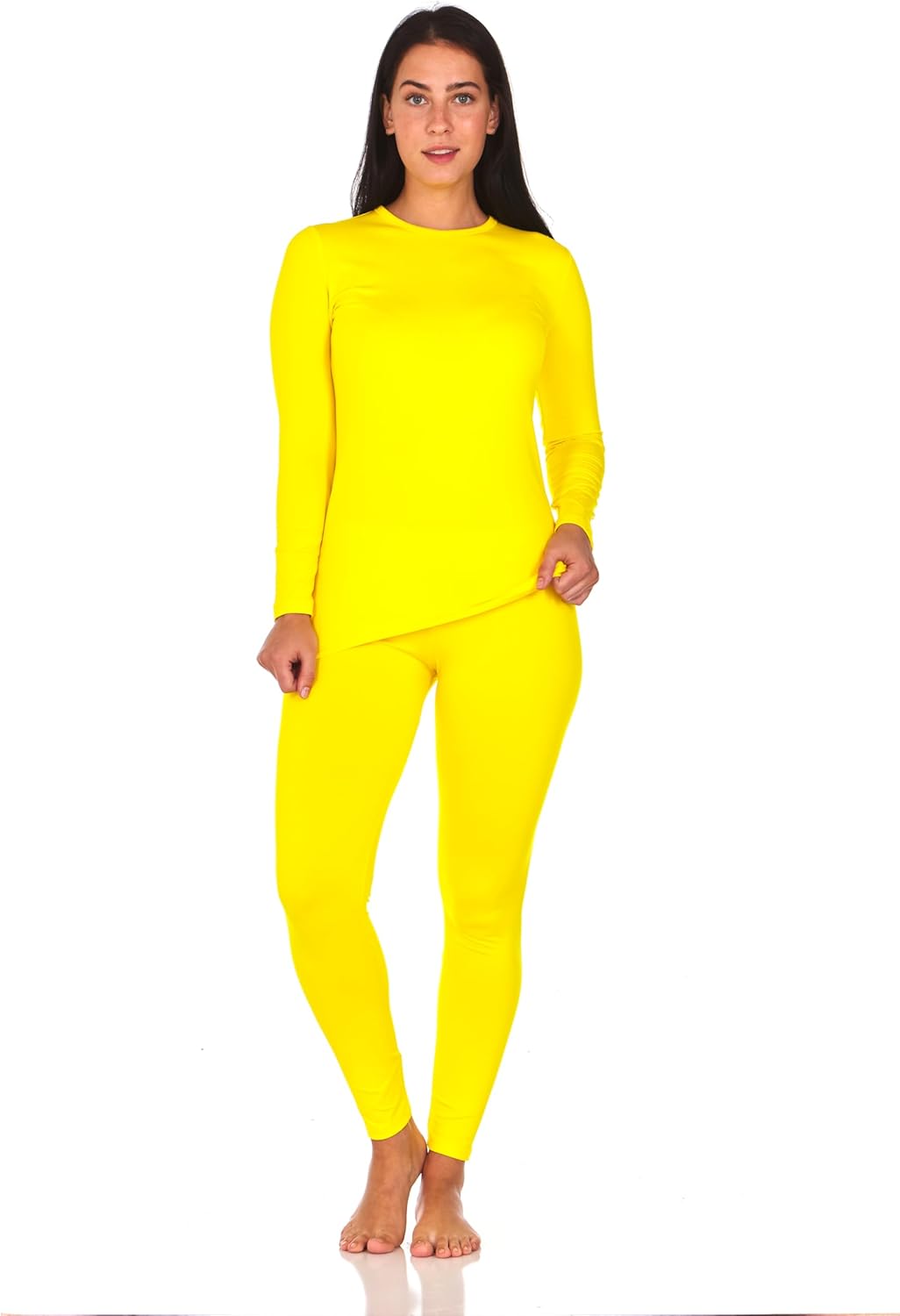 Thermajane Long Johns Thermal Underwear for Women Fleece Lined