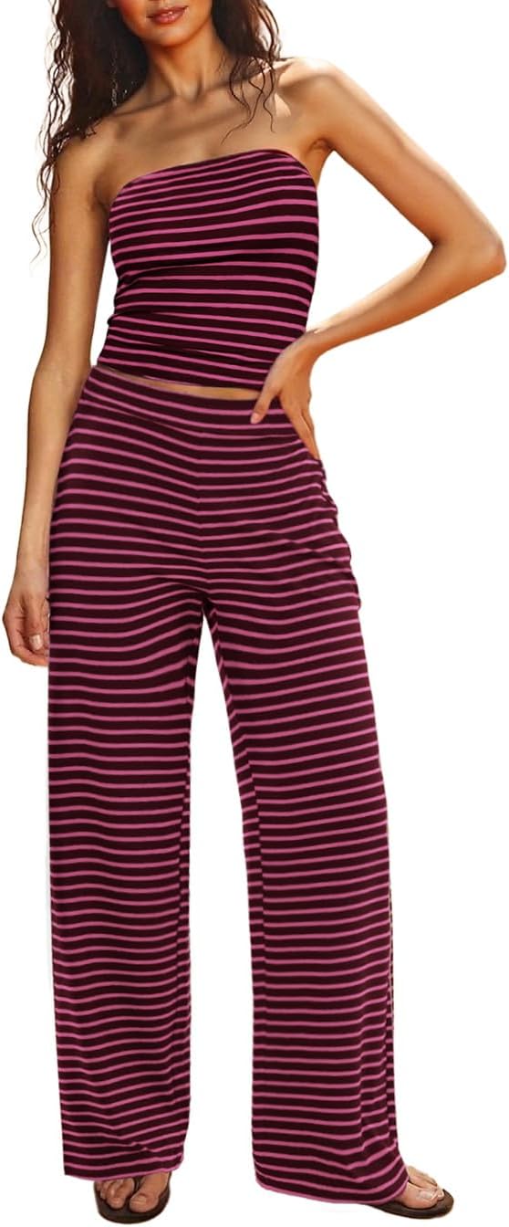 Two Piece Sets for Women Summer Outfits Lounge Sets Travel