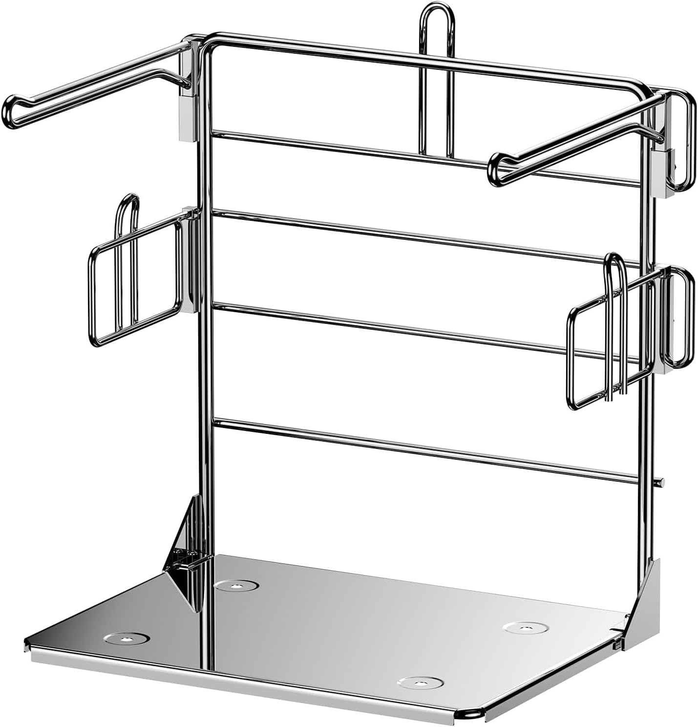 Grocery Bag Holder - Detachable Metal Organizer for Easy Use