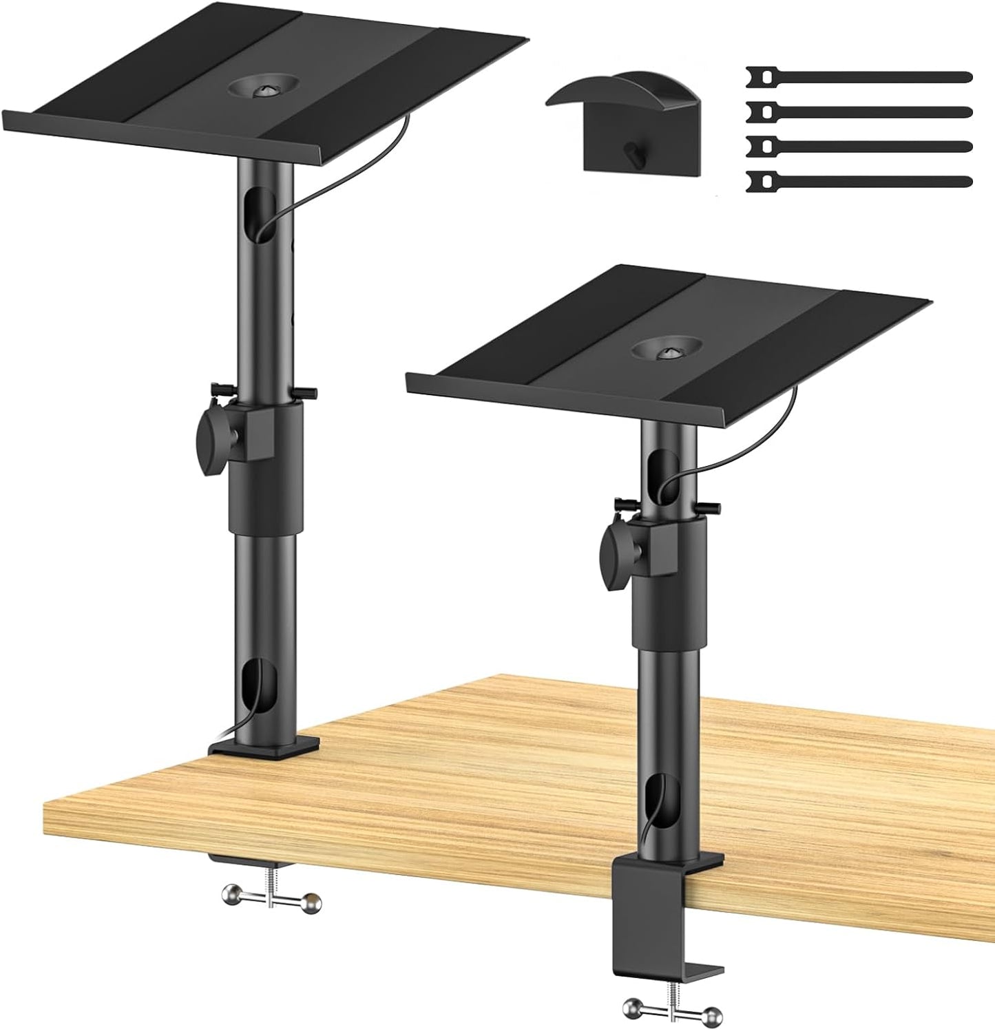 Adjustable Speaker Stands for Studio Monitors - Yibracki