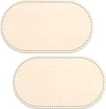 Moses Basket Wood Bottom 27.56 x 15.75 in Oval Base - DIY Crochet