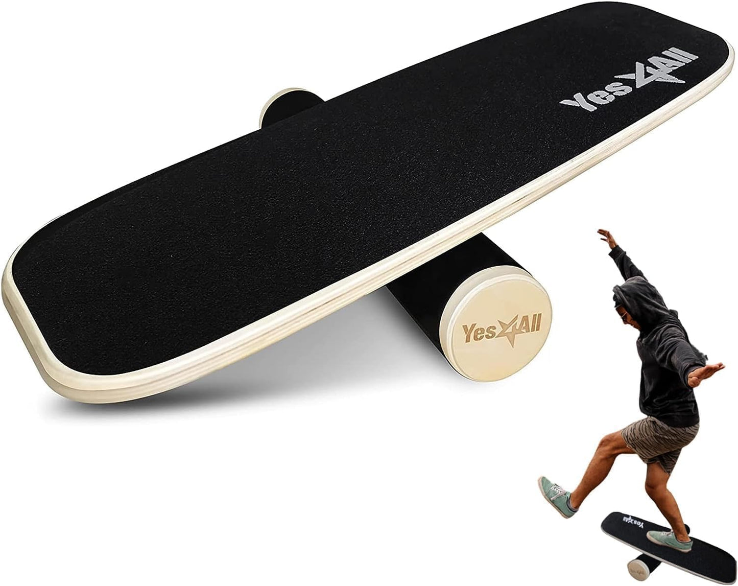 Yes4All Balance Board Trainer for Core Strength and Balance