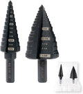Step Drill Bit Set 1/4ft to 1-3/8ft - Heavy Duty HSS Step Bits