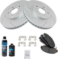 Front Brake Pad & Rotor Kit Premium G-Coated Performance - Fit