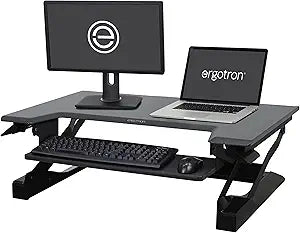 Ergotron WorkFit-T Standing Desk Converter for Dual Monitors