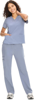 COZYFIT Scrubs for Women Set Medical Uniform (Style S4FX)