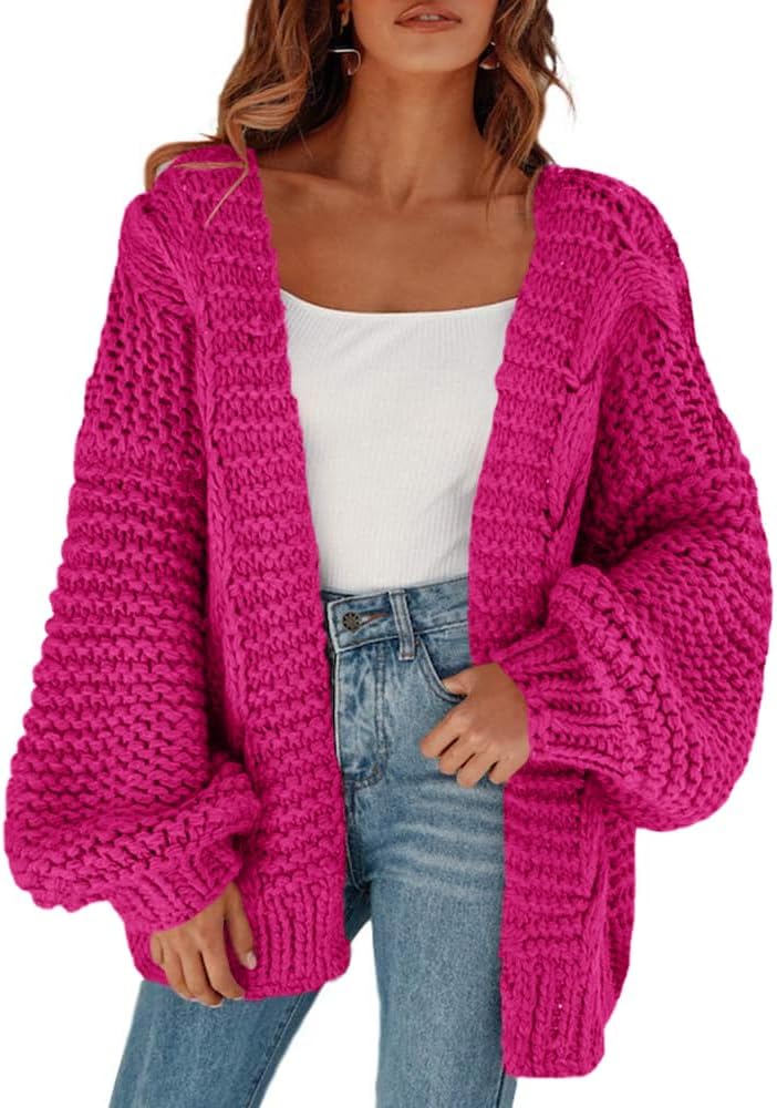 Remikstyt Womens Chunky Cardigan for Chic Fall Fashion