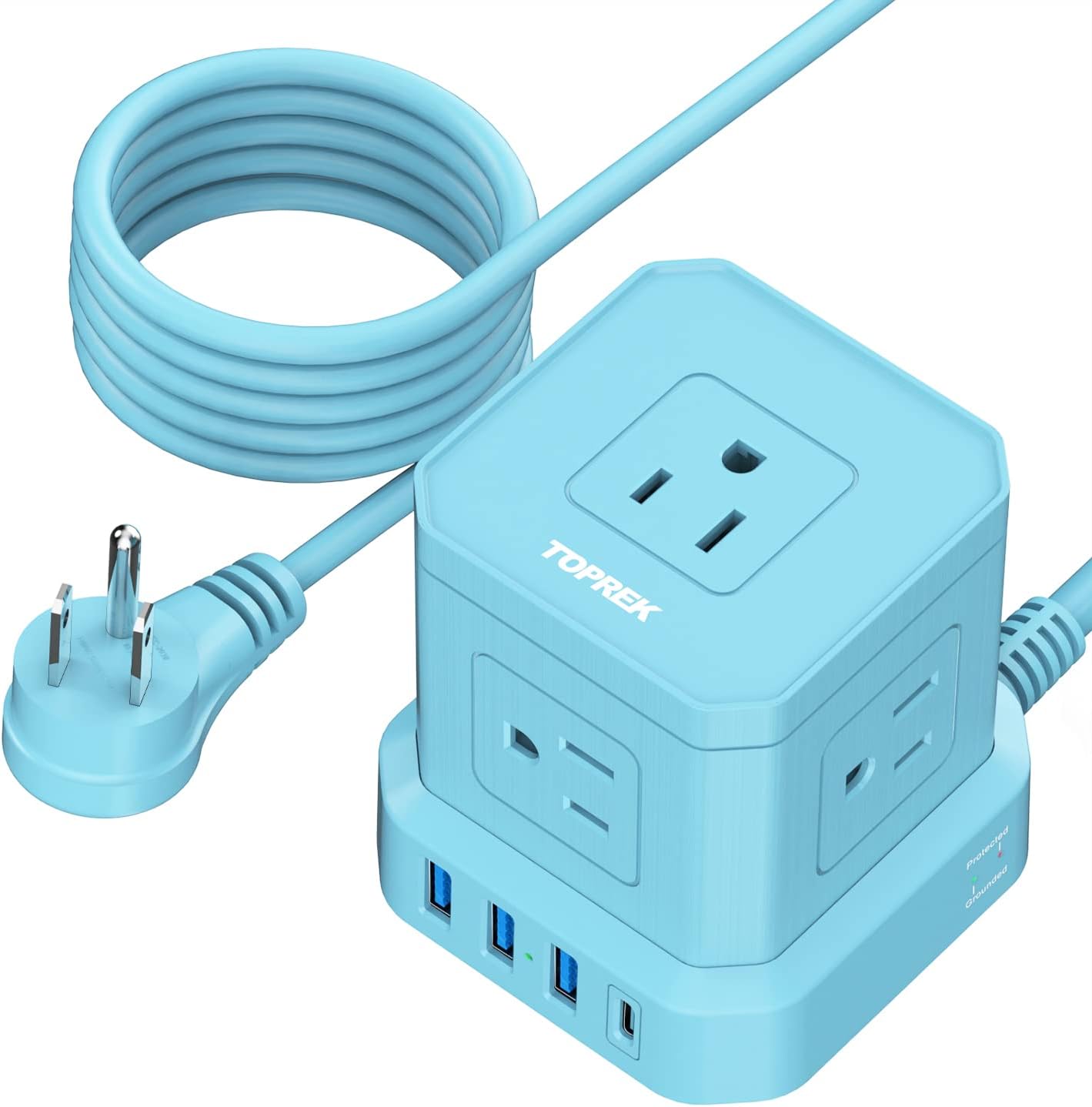 TOPREK Portable Power Strip - Ultimate Charging Convenience