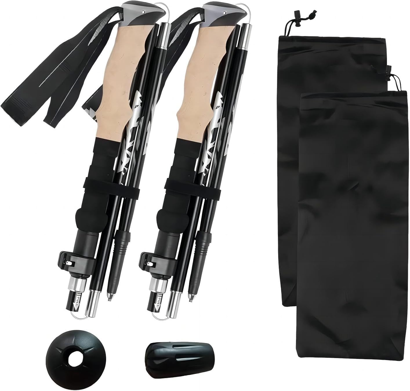 Foldable Mountaineering Pole: Lightweight & Quick Lock System