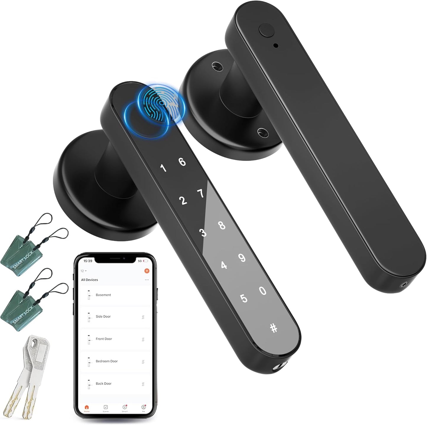 Fingerprint Door Lock with Smart Control for Keyless Entry