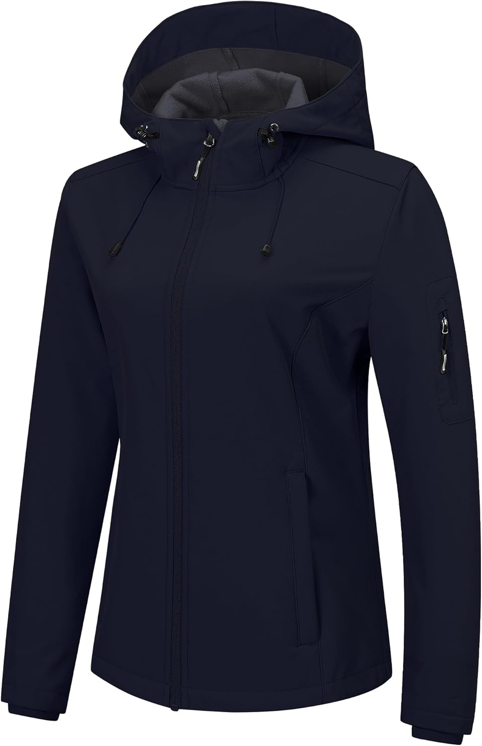 Women's Softshell Jacket: Fleece Lined, Waterproof, Windproof 60ft